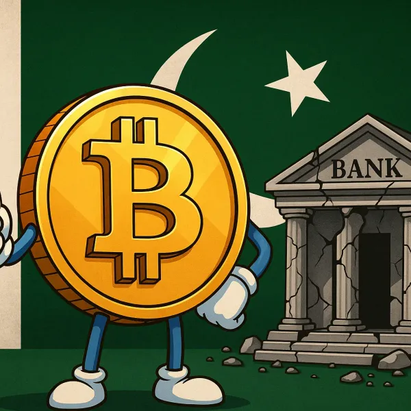 Illustration for article: Pakistan and Bitcoin: A Perfect Match in a Broken Financial System