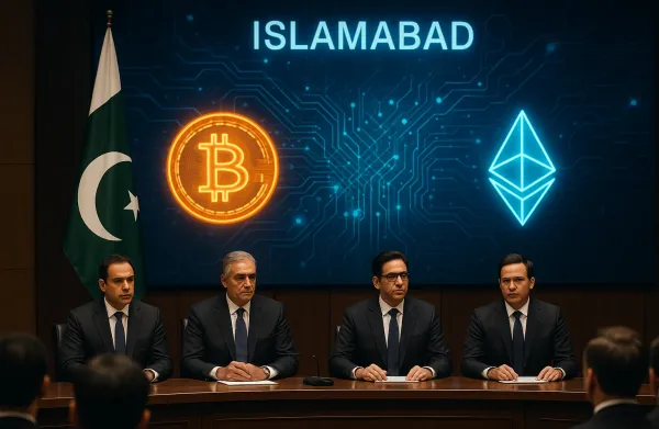 Illustration for article: Pakistan Virtual Assets Regulatory Authority (PVARA) Holds First Board Meeting