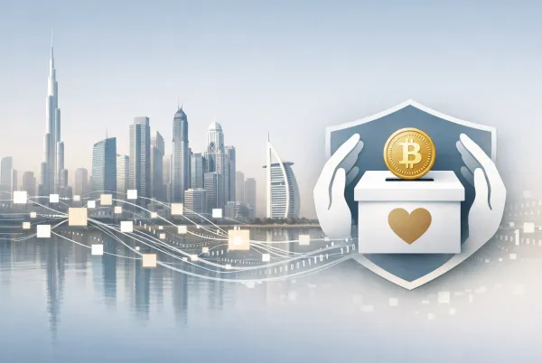 Illustration for article: Dubai Launches Regulated Crypto Donation Service for Charities